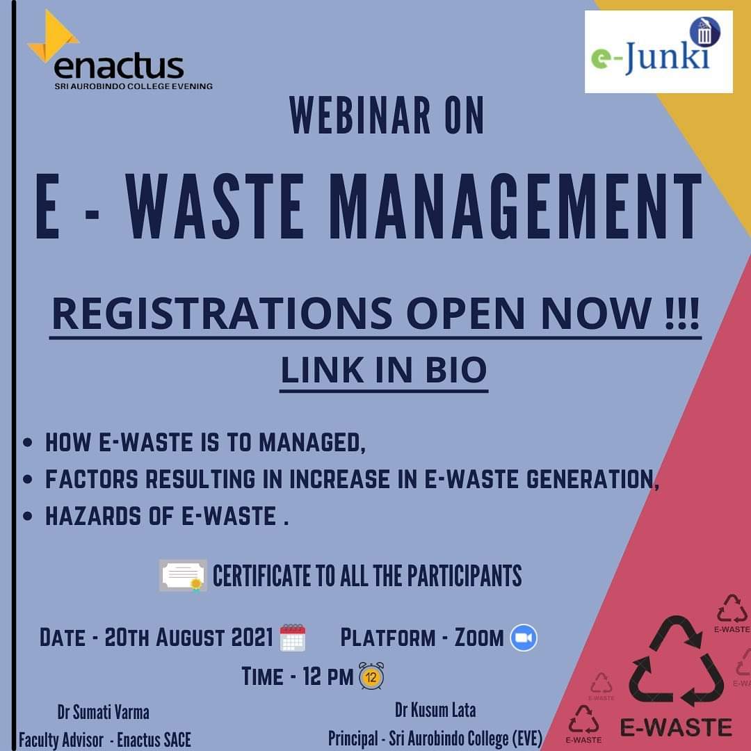 Webinar on E-Waste Management